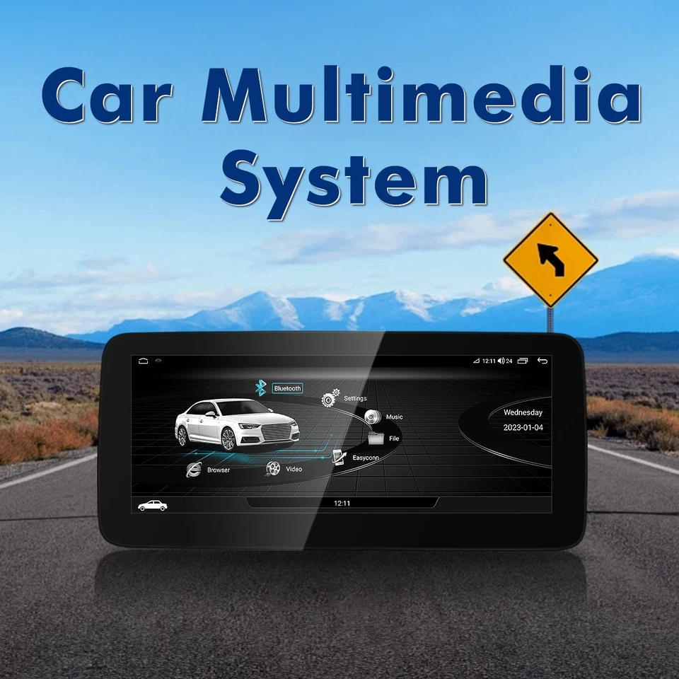 12.3" Stereo Screen CarPlay Android Auto GPS Navi Headunit for CLA C117 2013-15 - Image 4 of 4