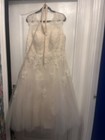 Ivory Tea Length Wedding Dress Size 20
