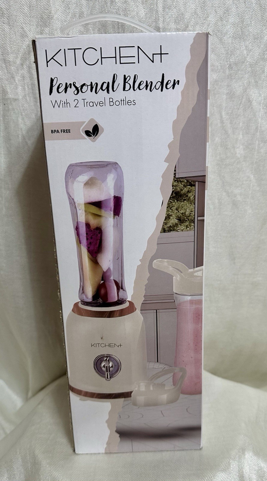 Kitchen+ Personal Blender making smoothies and shakes direct