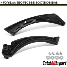 2Pcs Right Interior Door Pull Handle Trim Set Black for BMW E90 F30 328i 07-12