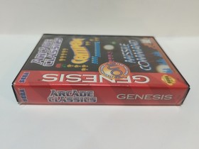Arcade Classics (Sega Genesis) CIB COMPLETE & TESTED Clamshell case.