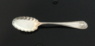#ad Vtg Whiting Manufacturing Co. Sterling Silver Scalloped Design Spoon 16.9g DsVa $38.00