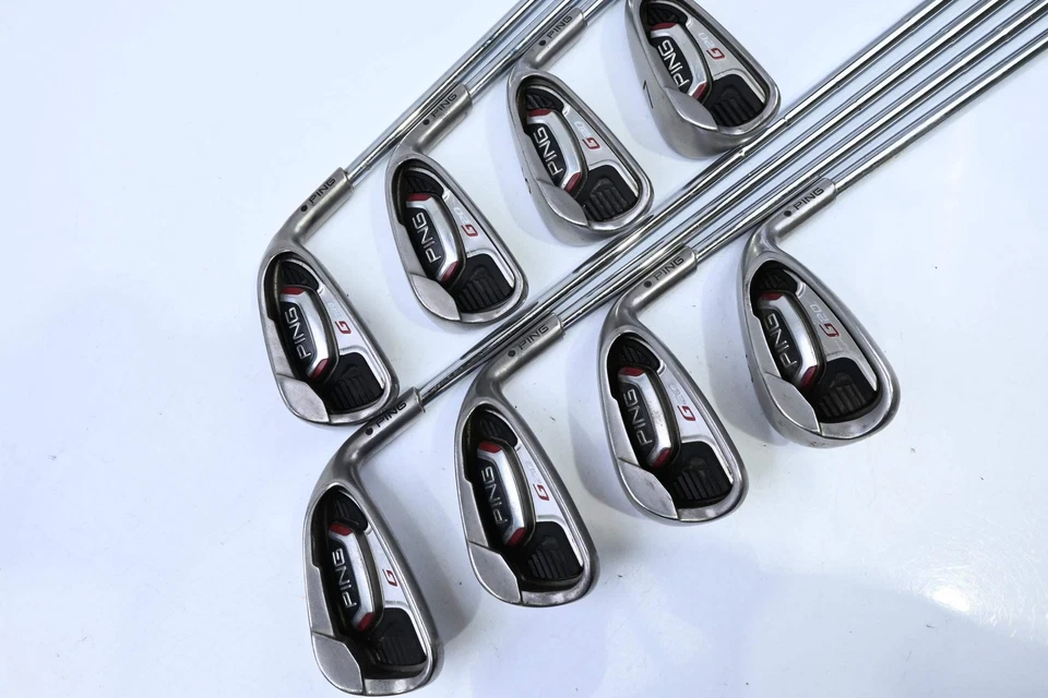 Ping G20 Irons / 4-PW+sW / Black Dot/ Regular Flex Ping CFS Steel Shafts - Image 2 of 4