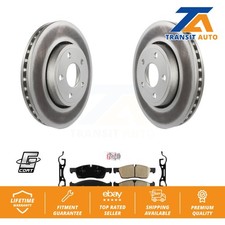 Front Coated Brake Rotor & Ceramic Pad Kit For Jeep Grand Cherokee Dodge Durango