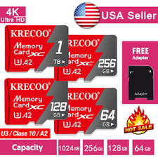 Micro SD Card 64GB 128GB 256GB 1TB Ultra for Dash Cam Camera TF Memory Card Lot