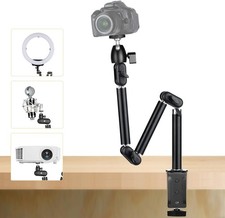TARION TKA01-M Desk Camera Mount Stand   Heavy Duty Articulating Arm Clamp