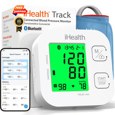 iHealth Track Smart Upper Arm Blood Pressure Monitor with 1 Count Pack of 1