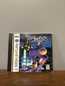 Nights Into Dreams (Sega Saturn 1996) Big Box with 3D Control Pad CIB Reg Card 