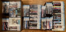 Assorted DVD movies for sale. Titles begin w/ D, E, F. Proceeds go to charity