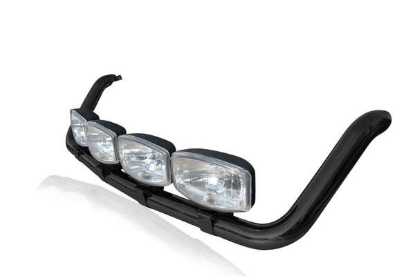 Schwarz DachträGer + Jumbo Spot Lampe FüR Vauxhall Opel Movano 2021 + M High Van-image