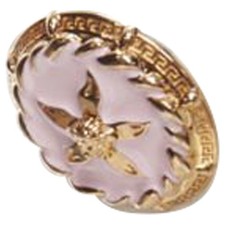 Versace Runway Starfish Greca Earrings Women Pink One Size