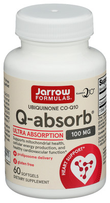 (Pack of 2) Jarrow Formulas Q-Absorb Co-Q10 100 Mg Softgels 60 Sg
