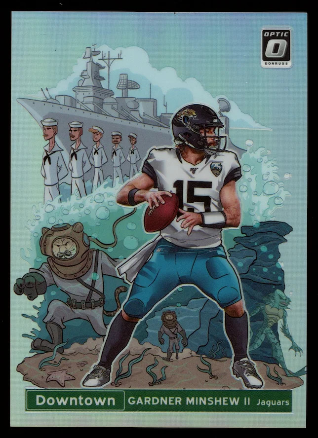 GARDNER MINSHEW II 2020 Panini Donruss Optic Downtown Case Hit SSP #DT18 Jaguars