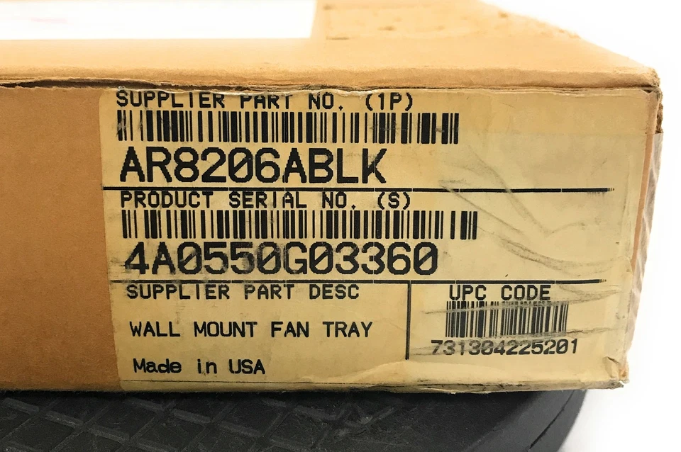 NEW APC AR8206ABLK Roof Fan Tray 120V 50/60Hz for NetShelter WX - Image 3 of 3