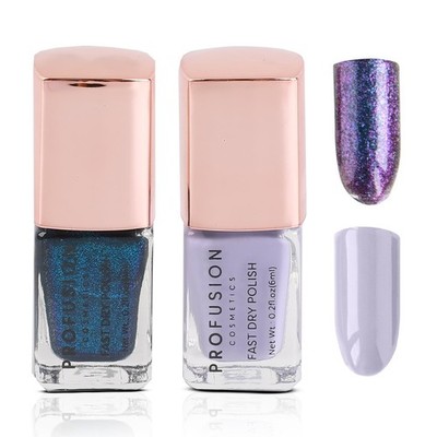 Profusion Cosmetics MINI Nail Duo Enchantful 2 PC Mini Nail Polish Set