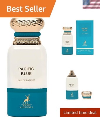 Pacific Blue Eau De Parfum 2.7 Fl Oz - Unisex Fragrance for All Occasions