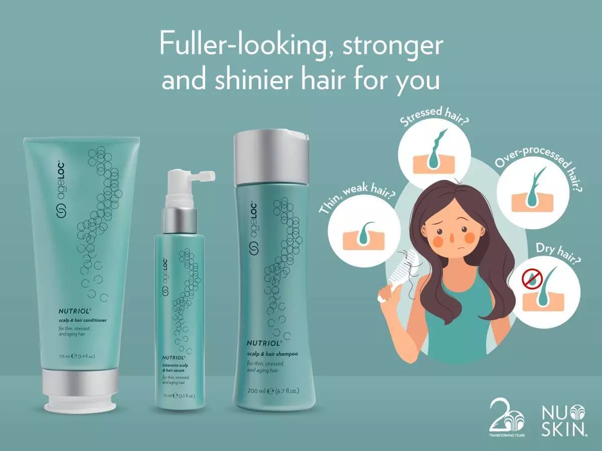 Nu Skin NuSkin ageLOC Nutriol Scalp Hair System Complete Set