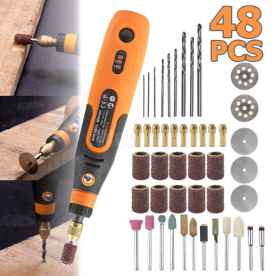 48PCS Abrasive for Dremel Rotary Tool Accessories Grinding Sanding Polishing Set