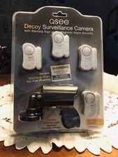 Q-See Decoy Surveillance Camera Set 5 piece w LED Flashing Indicator Light NEW