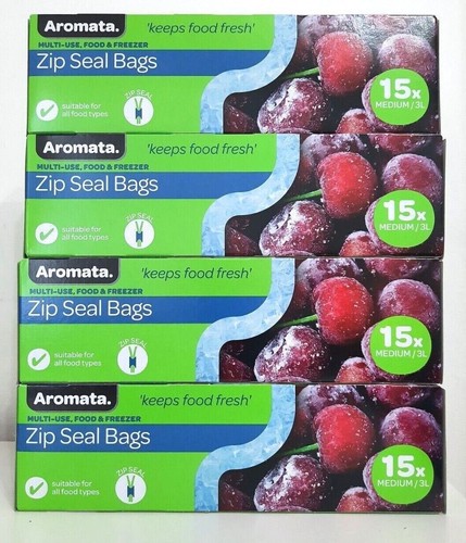 Sandwich Bags Resealable Reusable Food Bags Fridge Freezer Bags Tie Handle Zip. - Picture 12 of 21