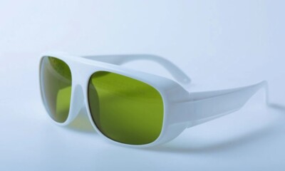Alex & YAG Laser Safety Goggles- 805 nm OD7+ White Frame ML1 33W