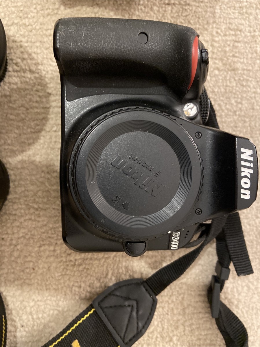 Nikon D3400 DSLR camera EXTRAS