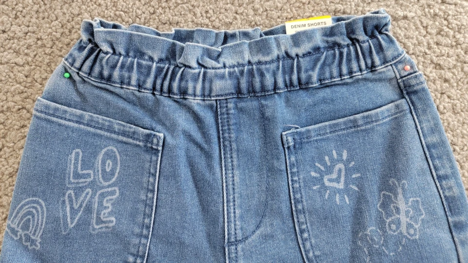 Epic Threads Scribble Paperbag Shorts Girls S Sketch Wash Patch Pocket Pull On - Image 3 of 4