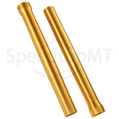 2xFront Outer Fork Tubes Pipes For YAMAHA R6 2008-2015 2009 2010 2011 2012 Gold