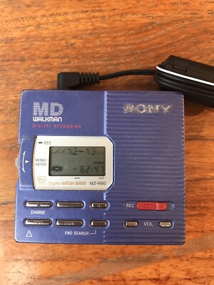 Sony MD Walkman MZ-R90 本体 イヤフォン付 Sony MZ-R90 MD Player Portable MiniDisc Walkman | eBay