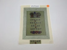 Amy Bruecken Designs Relax Counted Cross Stitch Pattern With Chart Pack