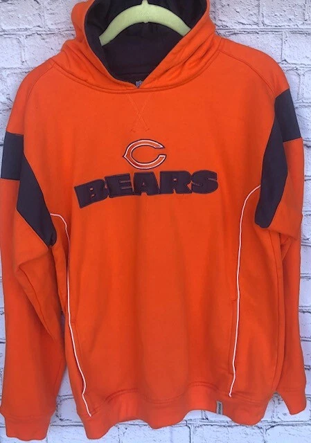 NFL TEAM APPAREL Youth Chicago Bears Sweatshirt Hoodie Large 14-16 Orange  EUC | eBay