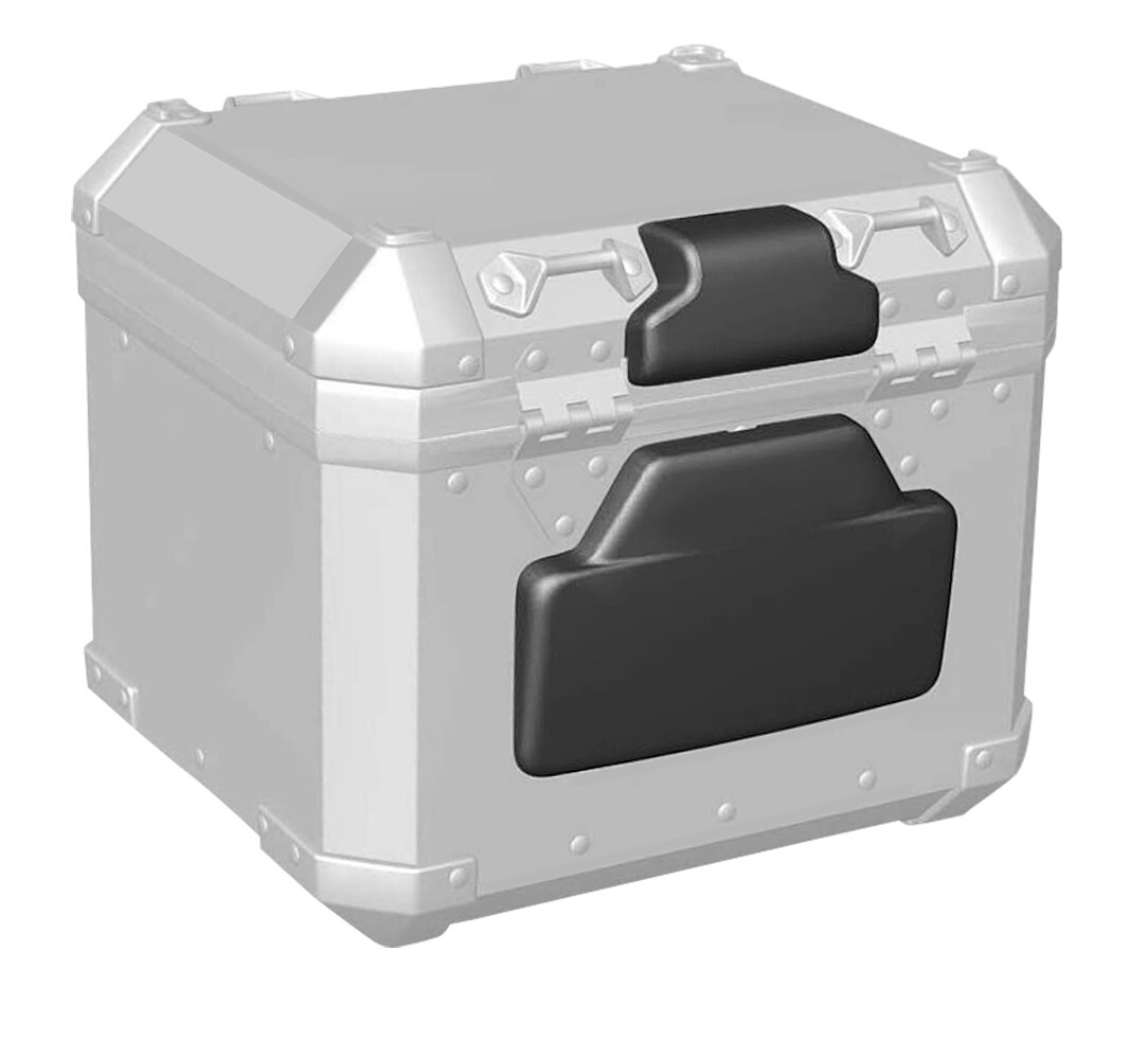 Rückenpolster für Motorrad Alu Topcase Aluminium Sozius