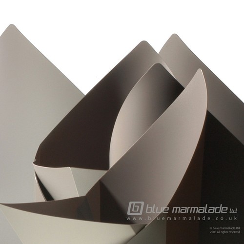 Mülleimer-Papierkorb - polyrap hellblau / weiß - Bild 3 von 3