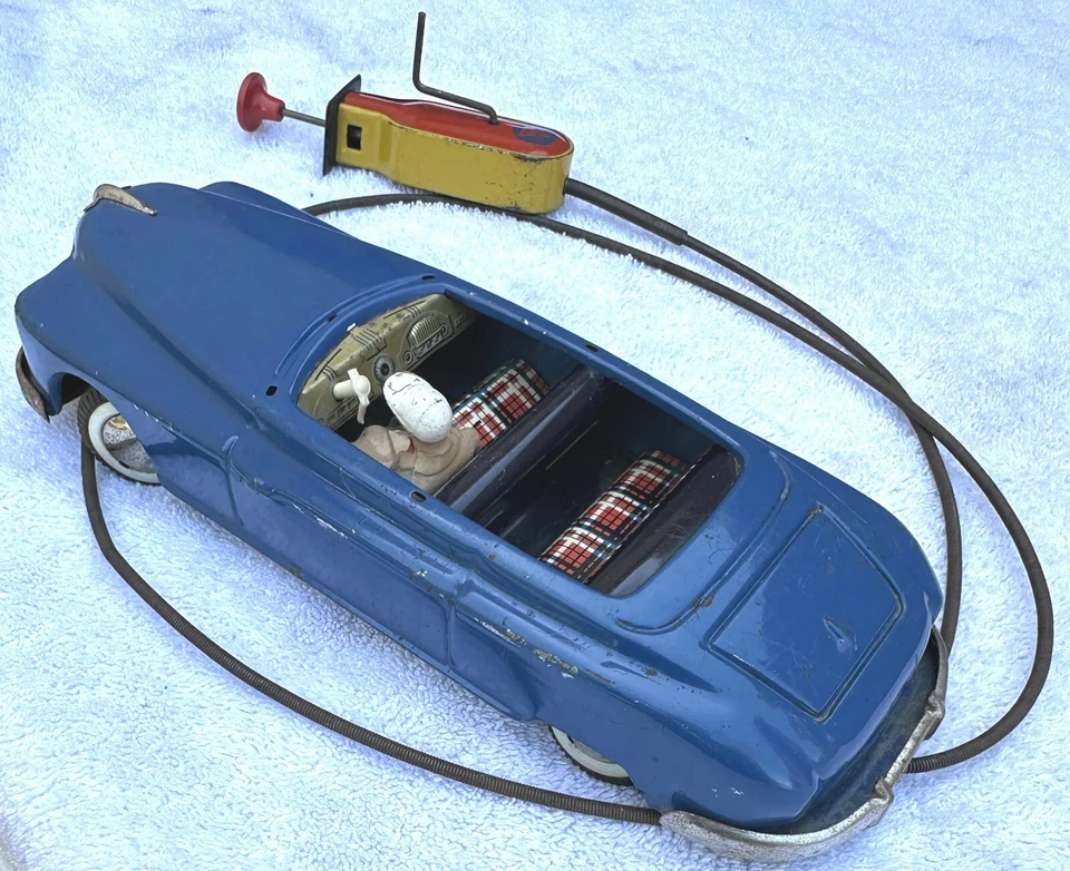 Arnold Remote Control Sedan Convertible Car with Driver Made in West Germany - Image 2 of 4