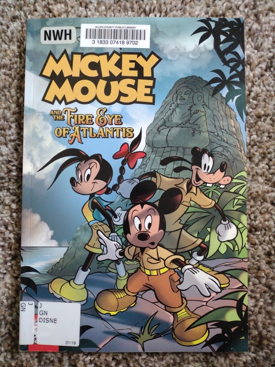 MICKEY MOUSE and the FIRE EYE OF ATLANTIS Disney Comics IDW TPB | eBay