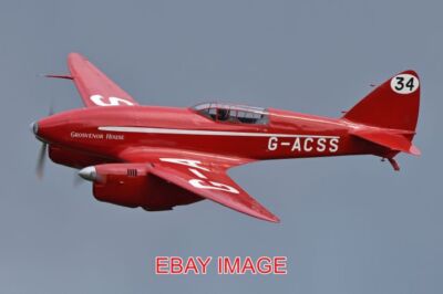 FOTO FLUGZEUG DE HAVILLAND DH88 KOMET 'G-ACSS' 'GROSVENOR HOUSE' C/N 1996 BUI
