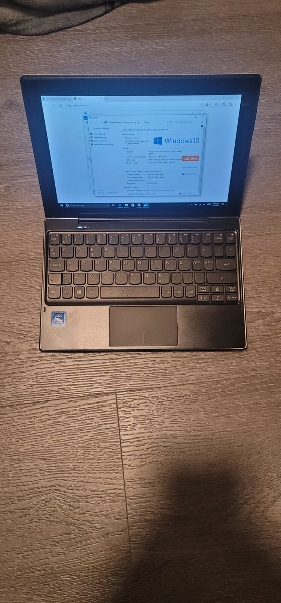 Lenovo Miix320-101CR Ideapad Tablet Intel ATOM x5-Z8350 @ 144ghZ