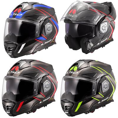 LS2 FF901 Advant X Carbon Future Flip Front Motorradhelm Modular Deckel
