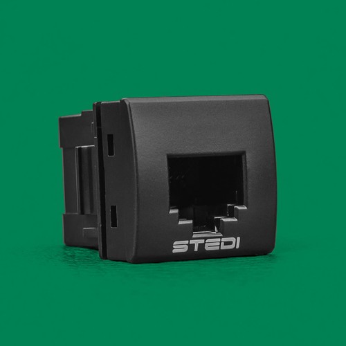 STEDI™ Square Type RJ45 UHF Switch Insert - Picture 8 of 9