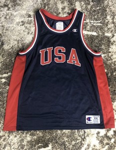 复古冠军美国球衣nba 篮球倒退dream Team Xxl 2xl 无号码 Ebay