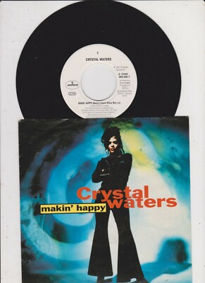 Crystal Waters - makin´happy  -  1991  7 ''  Vinyl near mint