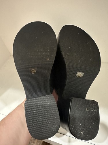 Beach By Matisse Women’s Black Jayde Platform Mule Clogs Chunky Heel Sz 7 EEUC!! - Picture 5 of 5