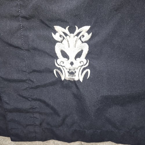 Sideout Shirt Men Large Black Skull Button Up Streetwear Urban House Long Sleeve - Picture 2 of 8