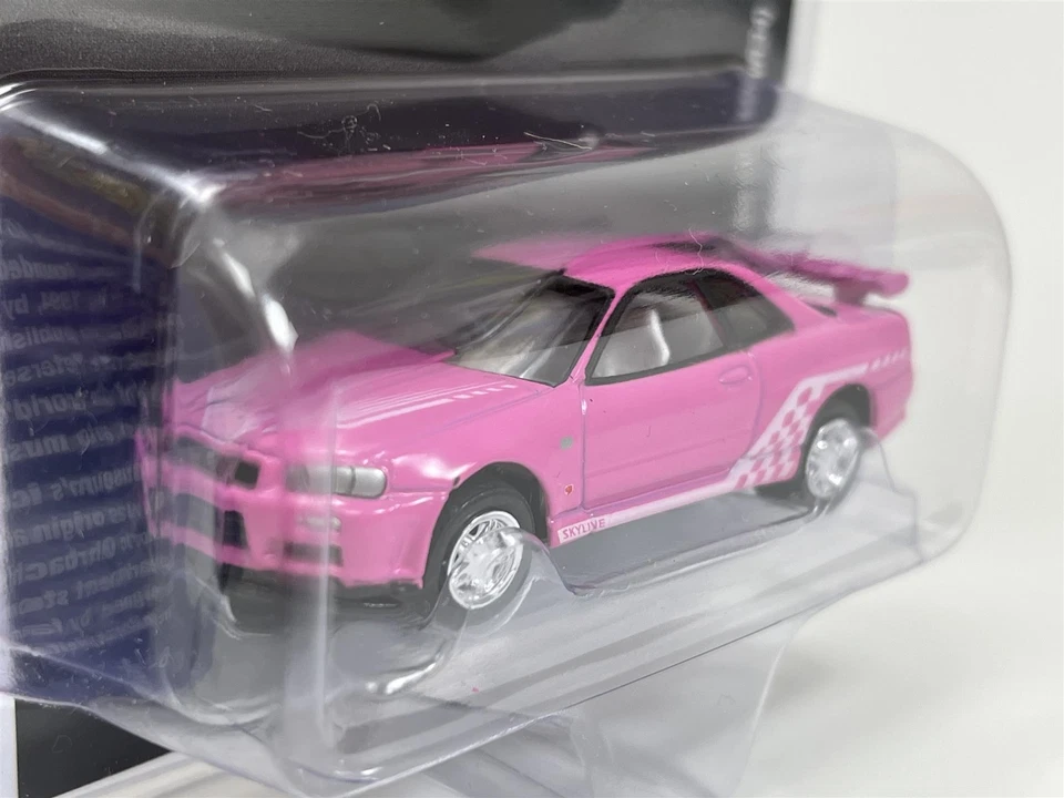 2000 Nissan Skyline GT-R BNR34 Nitro XGT Exc 1:64 Johnny Lightning JLCP7410 - Immagine 3 di 4