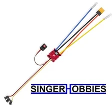 HobbyWing HWI30120202 Quicrun WP 1080 G2 Brushed ESC, 2-3S HRP