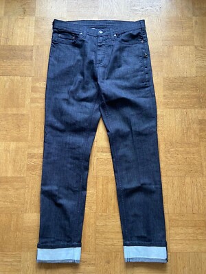 Neil Barrett Jeans, Size.31, Dunkelblau, SuperSkinny Leg Pant Cuff/Regular Rise