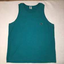 Vintage Speedo Graphic Tank Top SPELL OUT MADE IN USA Men  s XL Swim Surf EUC