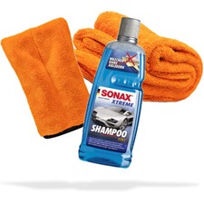 Waschset Auto SONAX Xtreme Shampoo 2in1 Autoshampoo 1L + Handschuh + Trockentuch