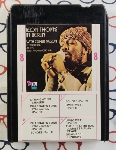 Leon Thomas In Berlin 1971 Flying Dutchman Soul Jazz 8-Track Album in Sleeve - Picture 2 of 4