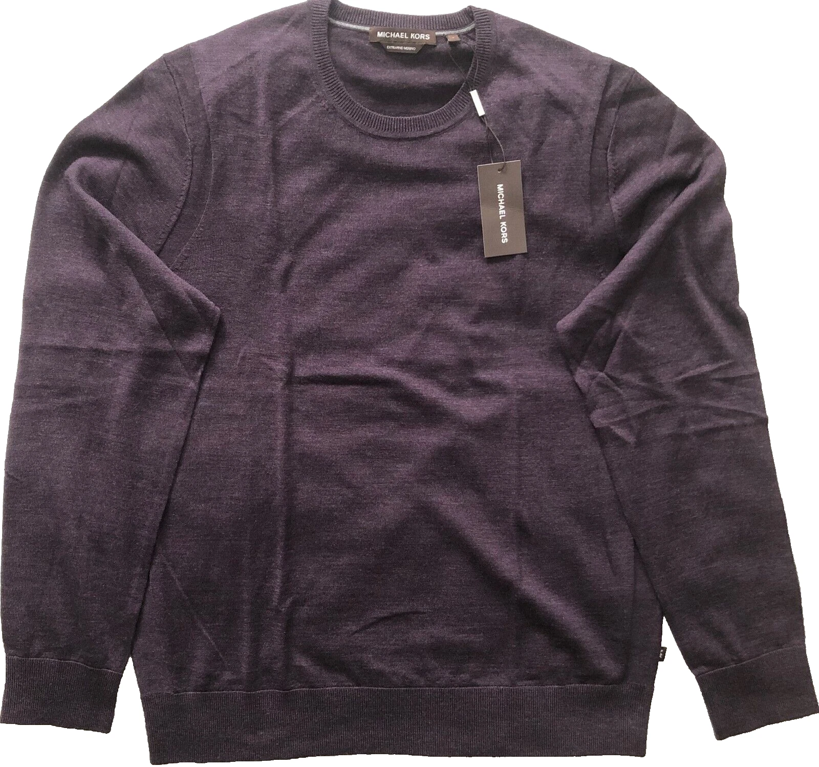 MICHAEL KORS - Men's Purple 100% Wool Crew Neck LS Luxury Jumper Sweater L BNWT
Opens in a new windo